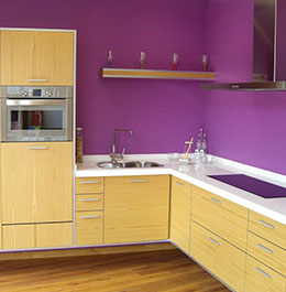 Cocina de madera a medida